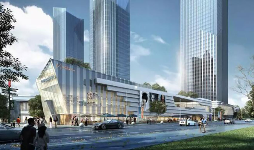 绿地衡阳城际空间站项目位于珠晖区雁城东路6号（与东三环交汇处）