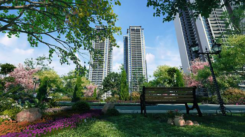 金钟湖湘院子项目位于珠晖区酃湖万达广场正对面