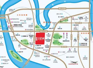 衡阳珠晖区华颂星城为您提供该项目区位图欣赏