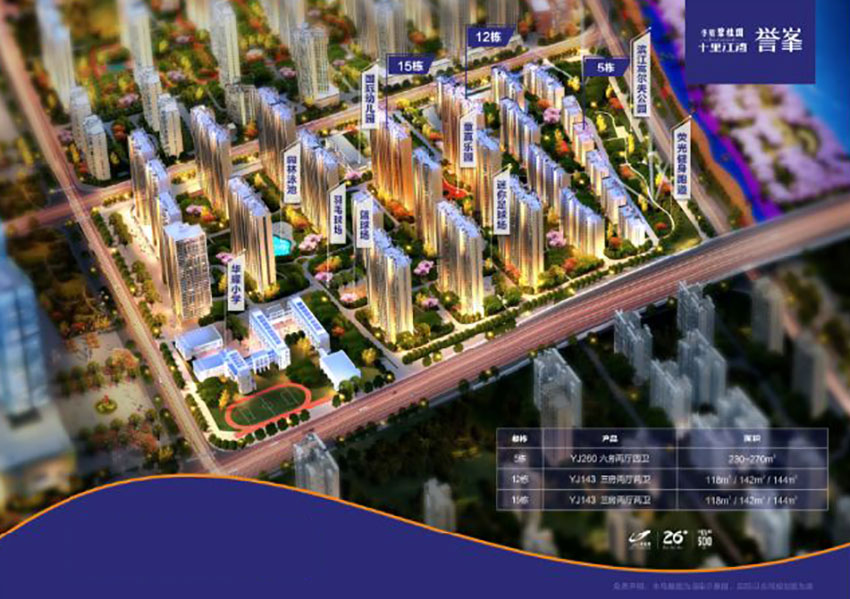 华耀碧桂园十里江湾项目位于石鼓区蒸水北路8号