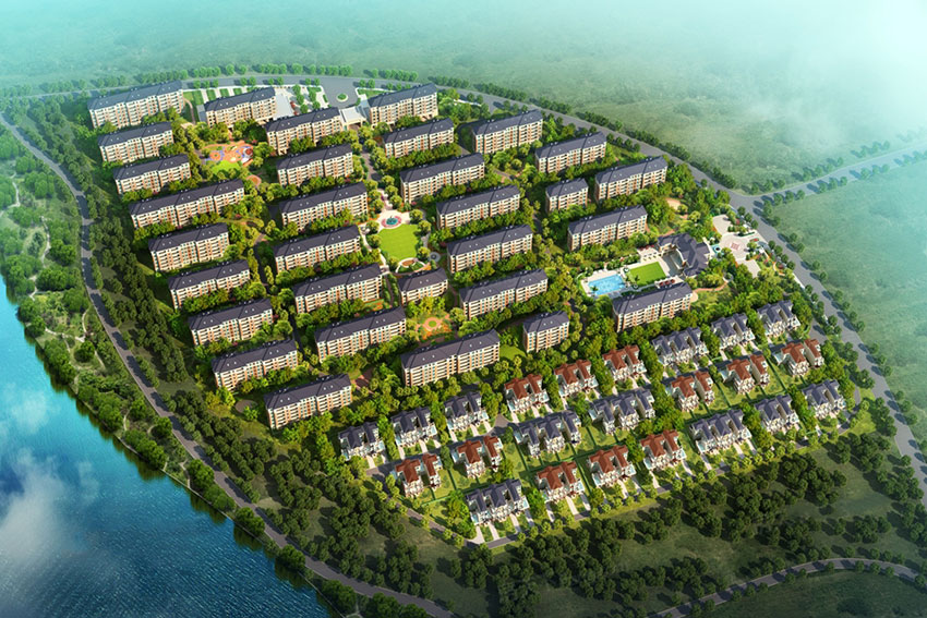 耀江西湖湾项目位于石鼓区西湖公园北侧&middot;雁栖湖畔