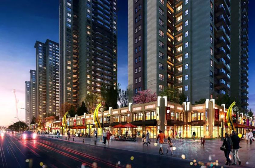 北建理想城项目位于石鼓区蒸湘北路与二环北路的交汇处