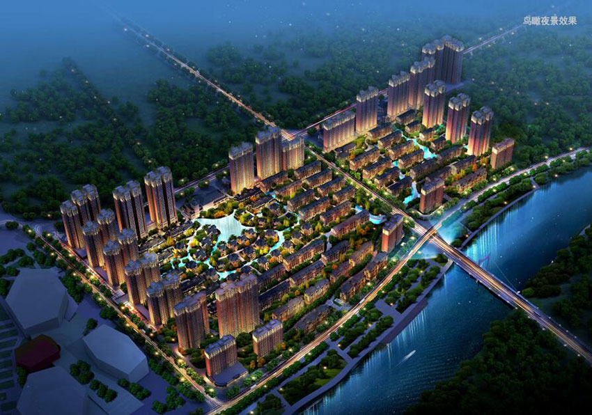 雅士林欣城项目位于石鼓区蒸水河北岸望城路华源市场西侧