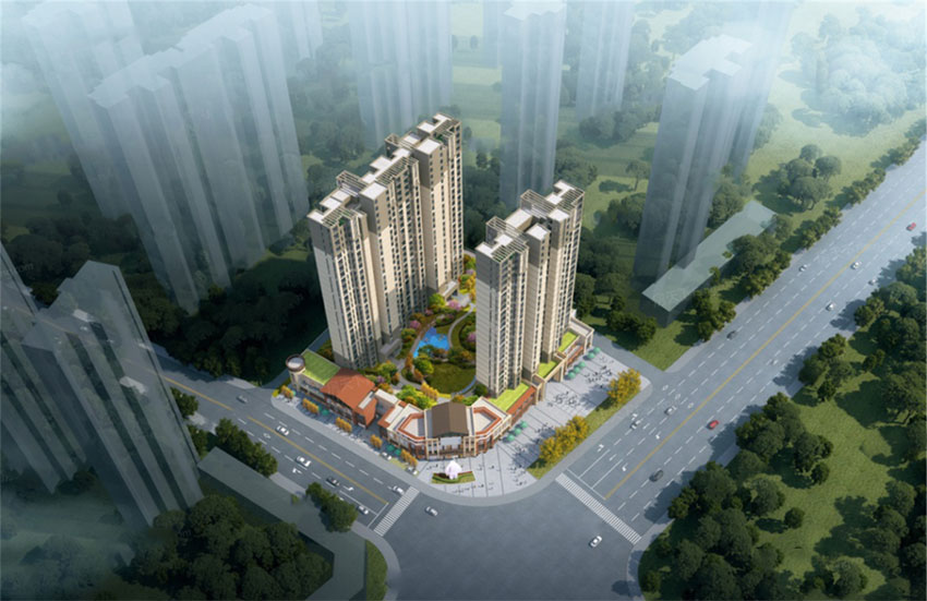 凯旋九间堂项目位于石鼓区衡阳市华源支路与江岭街交汇处