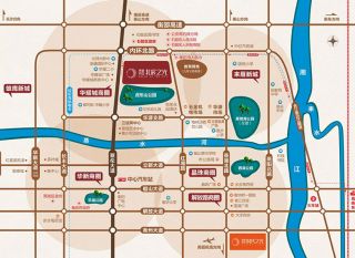 衡阳石鼓区万江北宸之光为您提供该项目区位图欣赏