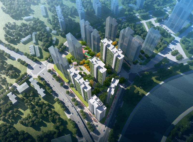 翰林苑项目位于谷山路与美人窝路交汇处( 桃江一中旁）