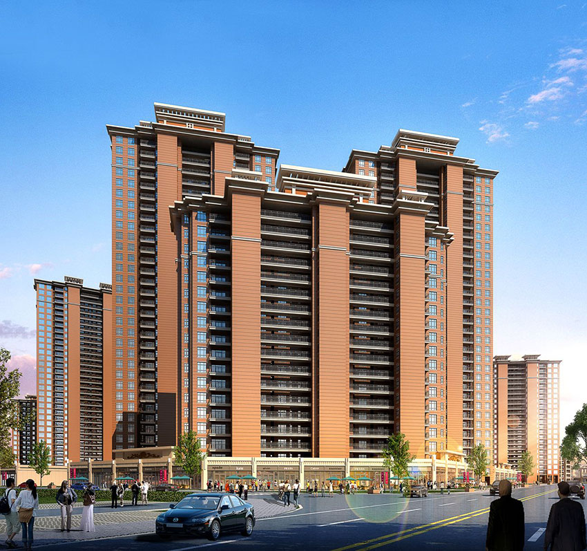 国贸前海湾项目位于蒸湘区华新解放大道蒸水西岸