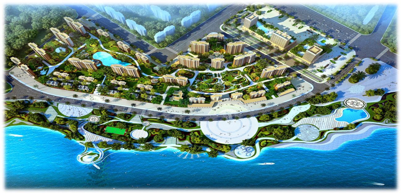 国贸前海湾项目位于蒸湘区华新解放大道蒸水西岸