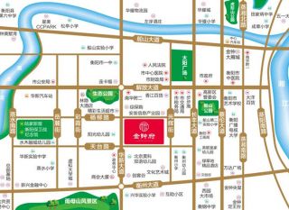 衡阳蒸湘区金钟府为您提供该项目区位图欣赏