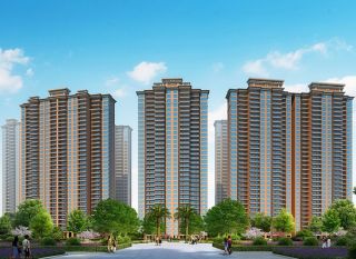 衡阳蒸湘区国贸前海湾为您提供该项目效果图欣赏