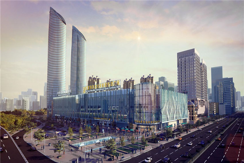 星美新外滩项目位于蒸湘区船山西路与华新大道交汇处