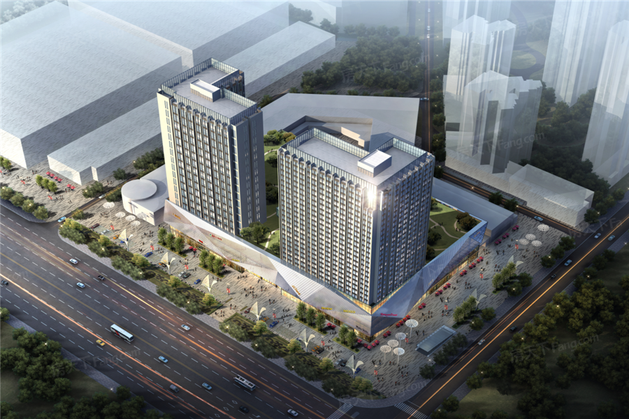 星美新外滩项目位于蒸湘区船山西路与华新大道交汇处