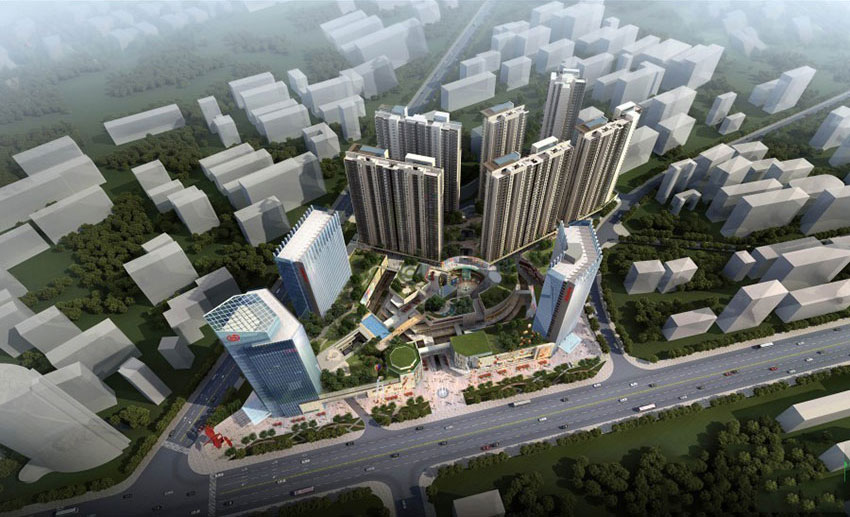 金钟大雁城项目位于蒸湘区船山大道与西合路交汇处