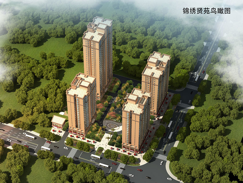 锦绣贤苑项目位于蒸湘区高新区白云路与彩霞街交汇处（船山实验中学西面）