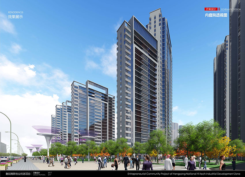 高新未来城文创谷项目位于衡州大道与光辉街交汇处(衡州小学旁)