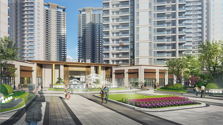 融冠云城项目位于蒸湘区蒸水南路柘里渡小学旁