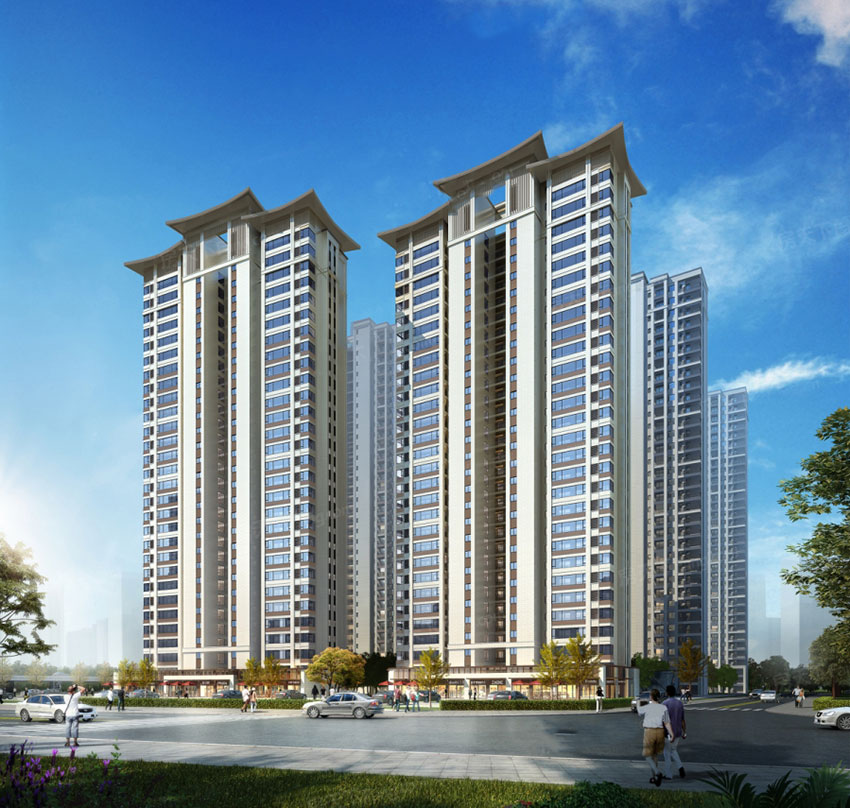 当代上品项目位于蒸湘区华新大道与蒸水南路交汇处