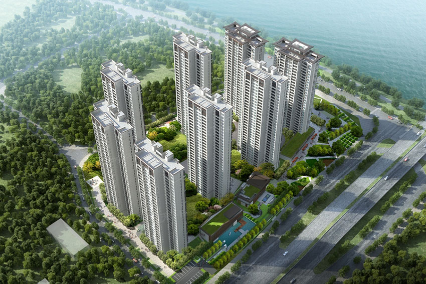 当代上品项目位于蒸湘区华新大道与蒸水南路交汇处