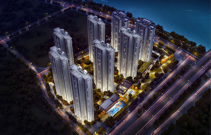 当代上品项目位于蒸湘区华新大道与蒸水南路交汇处