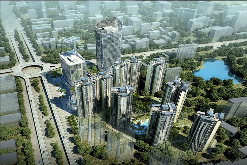 星善九龙台项目位于蒸湘区解放西路73号（华新立交桥旁）