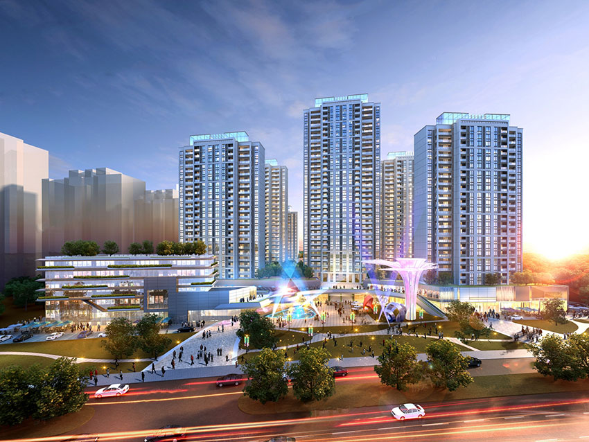 高新未来城科创谷项目位于高新区长丰大道与天台路交汇处东50米（衡州二小对面）