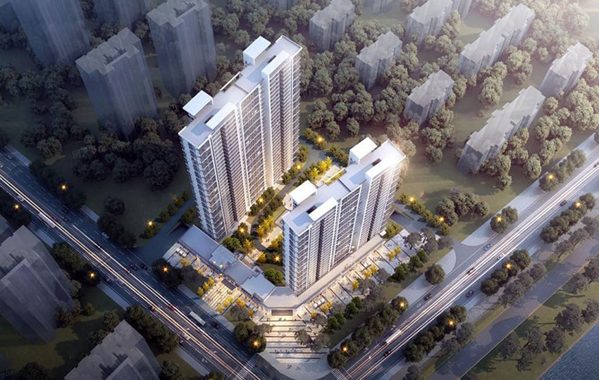 金钟悦江湾项目位于蒸湘区蒸水南路与光辉北街交汇处