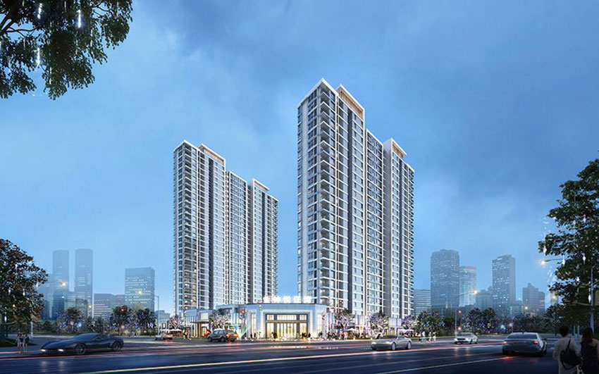 金钟悦江湾项目位于蒸湘区蒸水南路与光辉北街交汇处