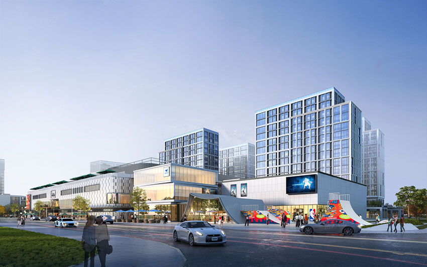 HSC博奥城项目位于蒸湘区风顺西路与蒸潭路交汇处