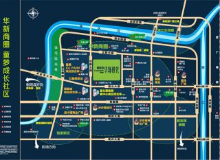 衡阳蒸湘区碧桂园华新时代为您提供该项目区位图欣赏
