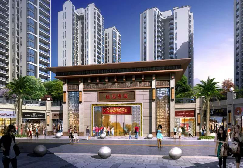 远见领域项目位于衡阳县西渡镇新建路（清风公园、镇二校旁）