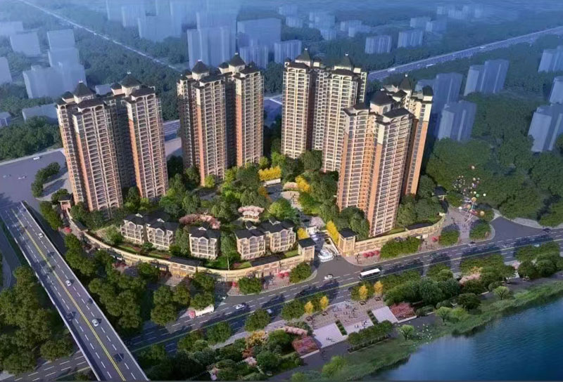 滨江丽景项目位于衡阳县蒸阳大道与洪山桥交汇处
