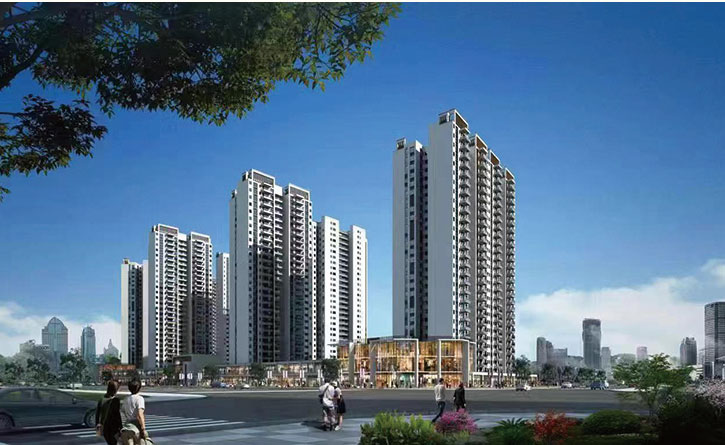 飞翔御府项目位于衡阳县西渡镇海英大道与联胜路交叉处西南角