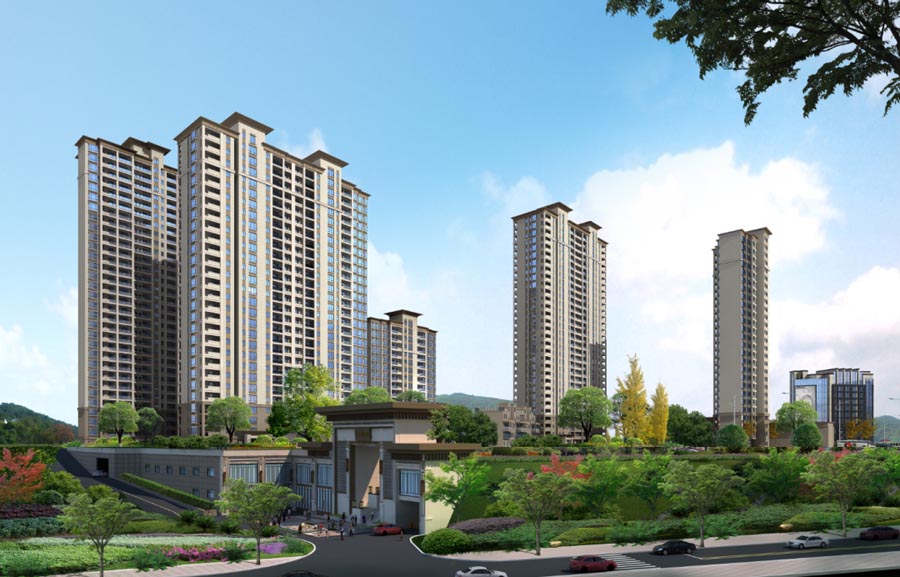 盛世名都项目位于湖南省衡山县开云镇麇城路43号