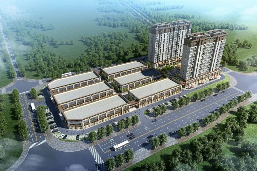 创品国际建材家居城项目位于衡山县工业大道创品国际建材家居城市场1栋入口处