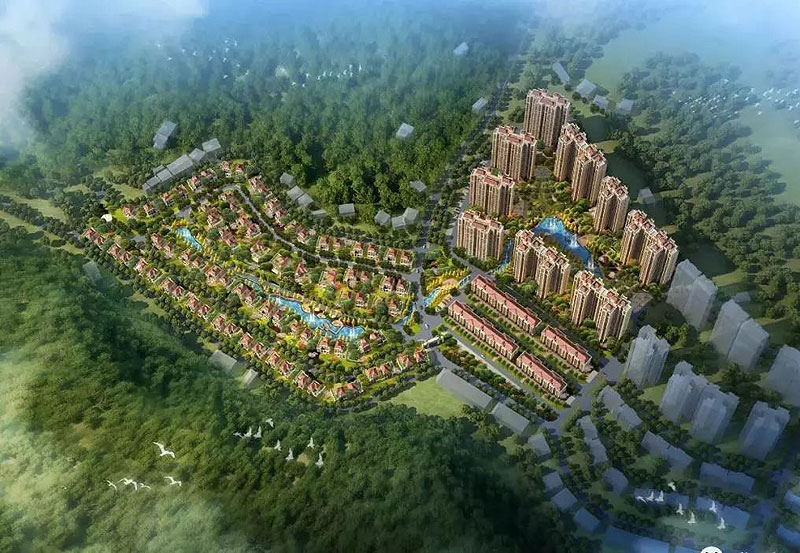 锦绣南山项目位于南岳区西城区衡山大道