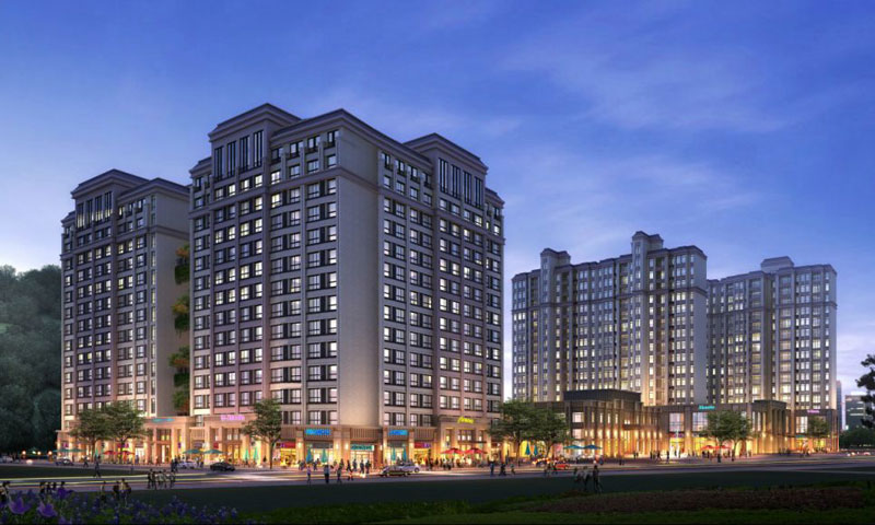 盛世华府项目位于南岳区禹王路与方广路交汇处（南岳区政府旁）