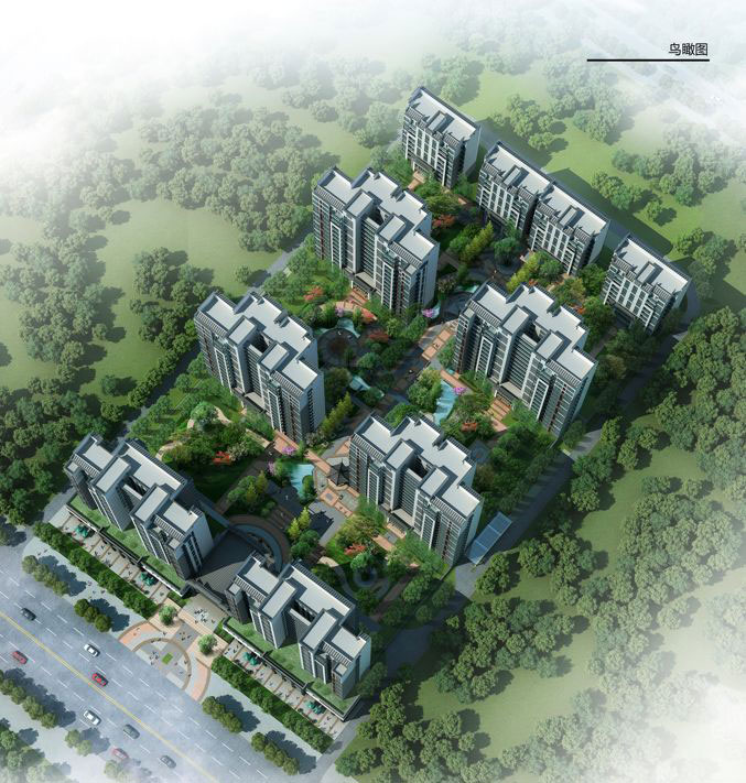 云峰国府项目位于衡阳市南岳区黄金路新人民法院西侧