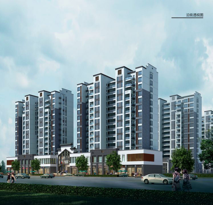 云峰国府项目位于衡阳市南岳区黄金路新人民法院西侧