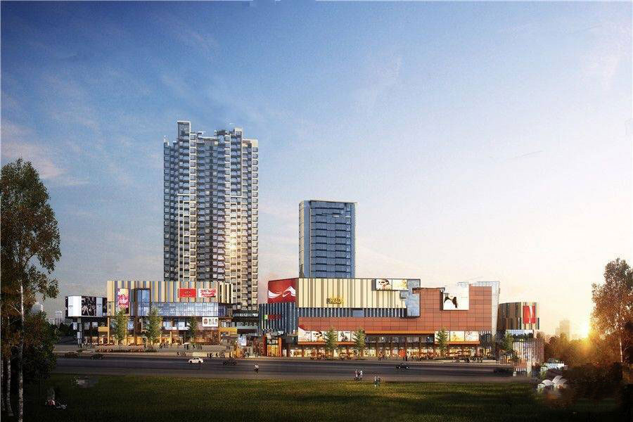 奥园广场项目位于祁东县南山大道与曙光路交汇处