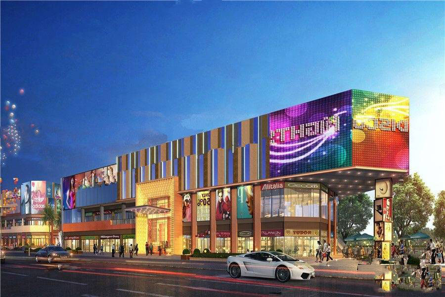 奥园广场项目位于祁东县南山大道与曙光路交汇处