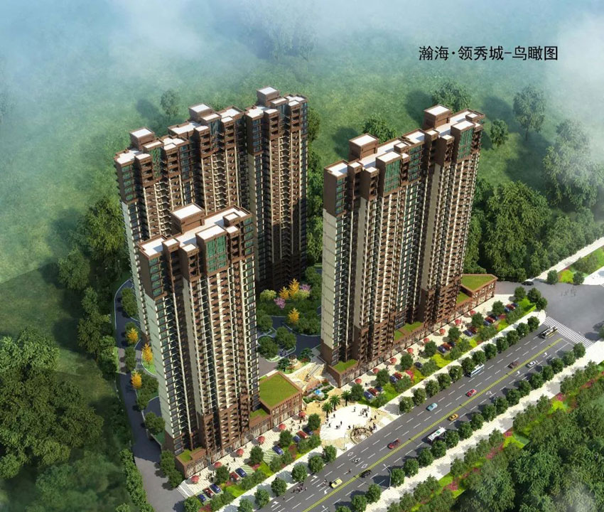 瀚海领秀城项目位于衡南县三塘镇南华大学雨母校区西侧280米