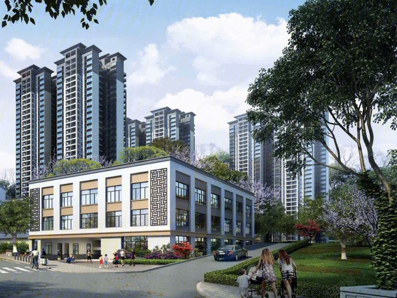 珠江愉景翠园项目位于衡南县南华大学雨母校区往西300米 （南华庭院对面）