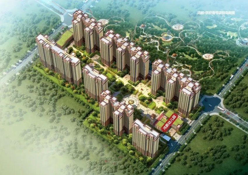 学府壹号项目位于衡南县云集财富广场轩德路和公园南路交汇处