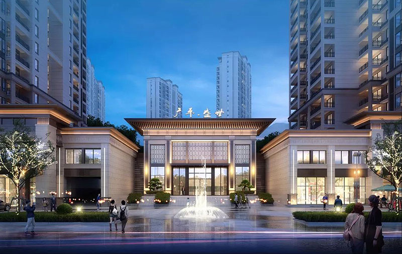 广平盛世项目位于衡山县黄花新区衡山大道景贤小学西侧