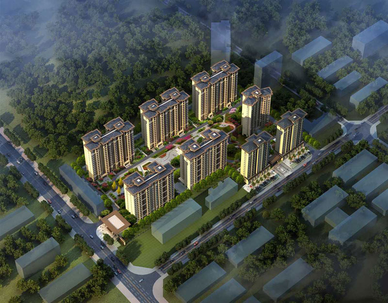 金领世家大院项目位于衡山县政务中心旁