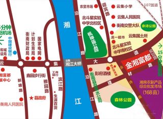 衡阳-衡南县金湘富都为您提供该项目区位图欣赏