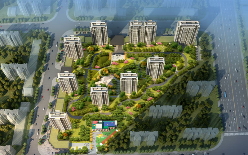 美韵馨城项目位于常德市武陵区常东路与碑吉边路交汇处