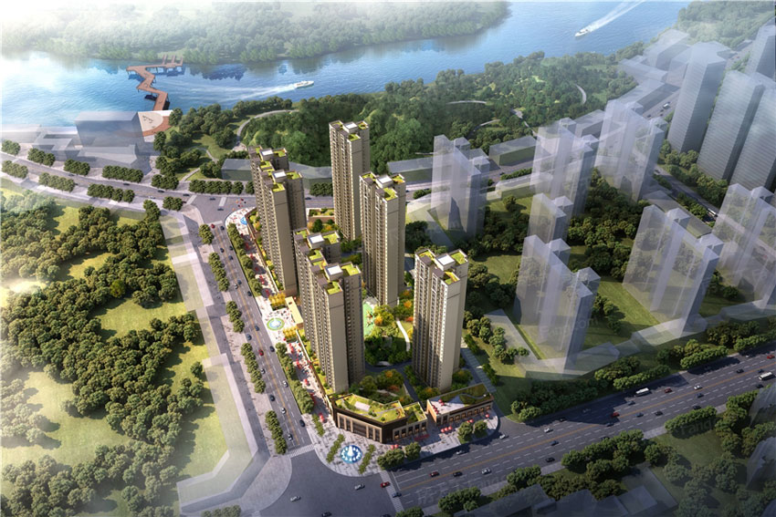 铜锣湾繁华里项目位于衡东县衡东新大桥西学府路（杨山实验中学旁）