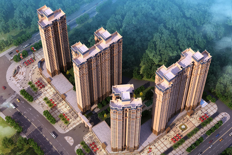 太同兴清华园项目位于衡东县文冲路与兴衡大道交汇处