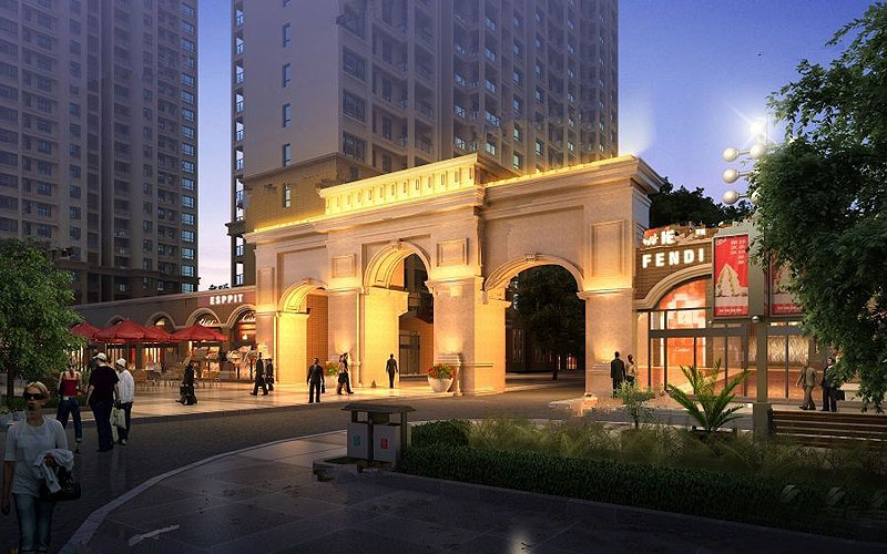 太同兴清华园项目位于衡东县文冲路与兴衡大道交汇处